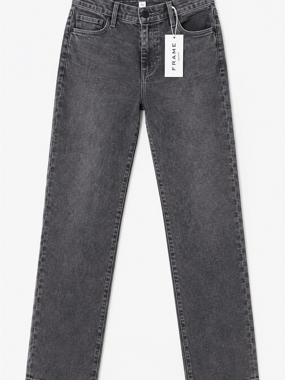Frame Denim Women’s Charcoal Gray Slim Straight Jeans